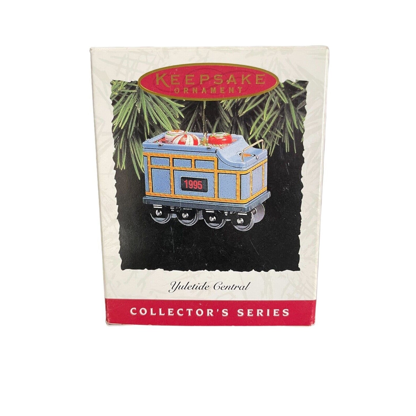 1995 Hallmark Keepsake Christmas Ornament Yuletide Central Collector’s Series