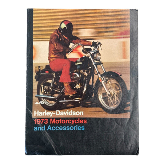 1973 Harley-Davidson Motorcycles Accessory Accessories Brochure Original 73