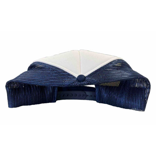 1957 Chevy Trucker Hat SnapBack Cap Adjustable Navy Blue & White