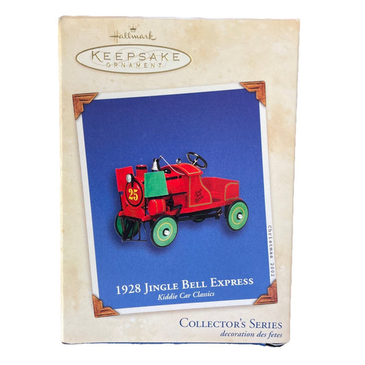 1928 Jingle Bell Express Kiddie Car Classic Hallmark Keepsake Ornament
