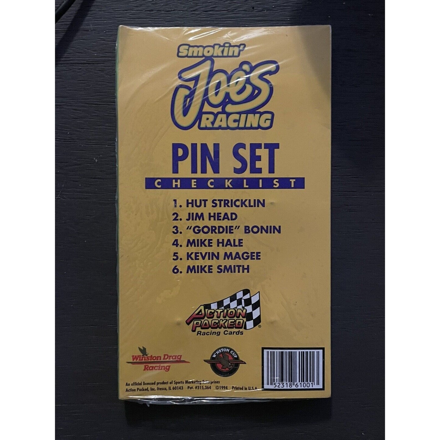1994 Camel Smokin' Joes Racing Pin Set by Action Packed Racing Cards