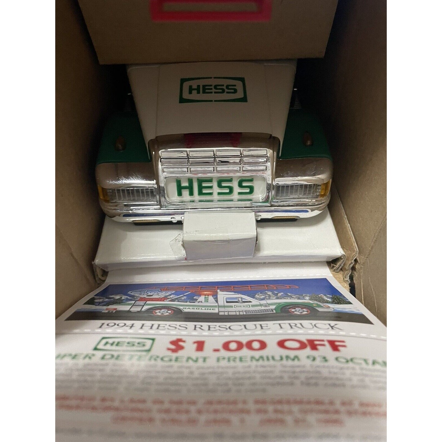 1994 Hess Rescue Truck In Original Box