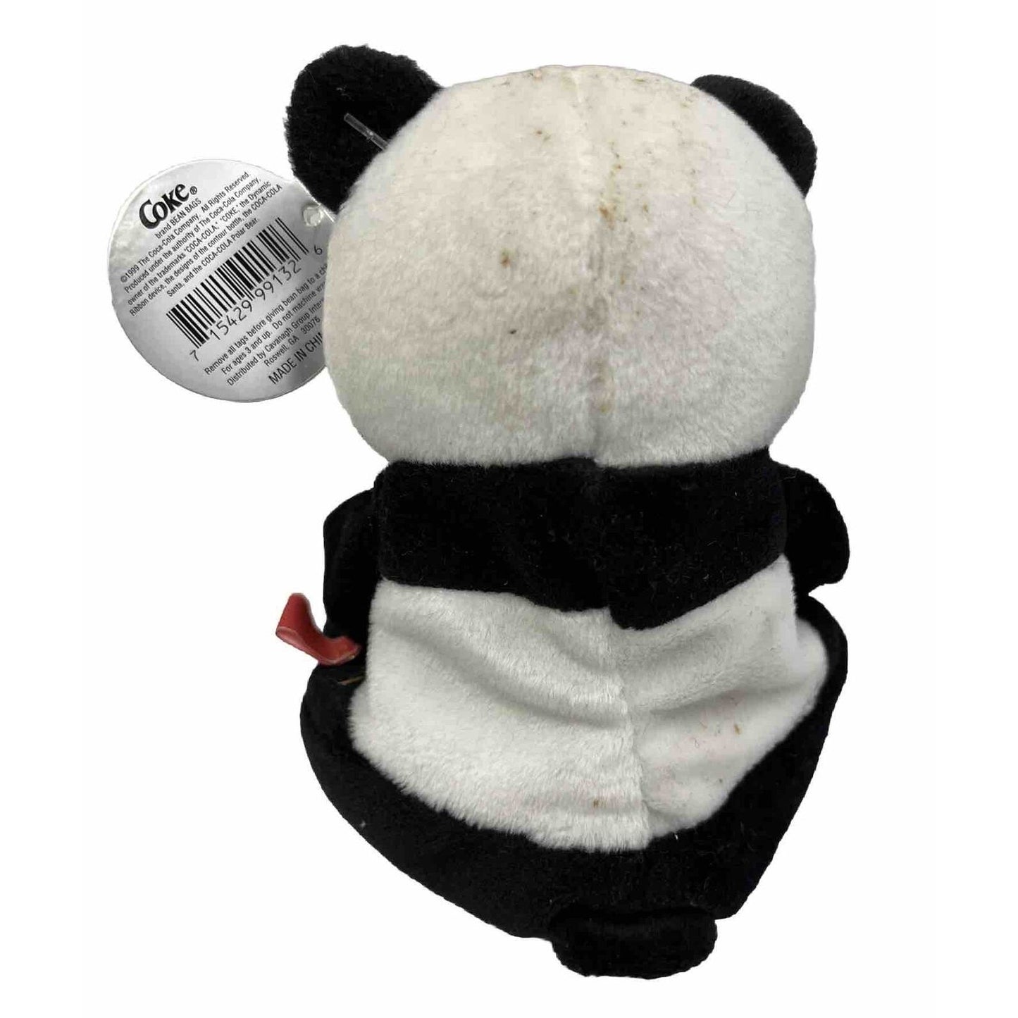 Zongshi The Panda Bear China Coca Cola International 1999 Edition Plush