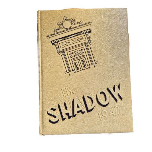 1947 Shadow Rider College Rider University Trenton New Jersey Yearbook