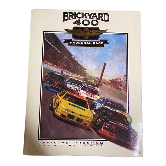 1994 Brickyard 400 Official Program Inaugural Race Indy NASCAR
