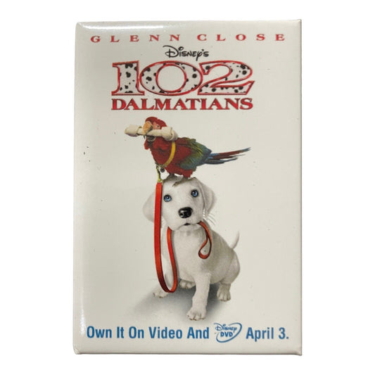 102 Dalmatians Pinback Disney Movie Promo Advertising