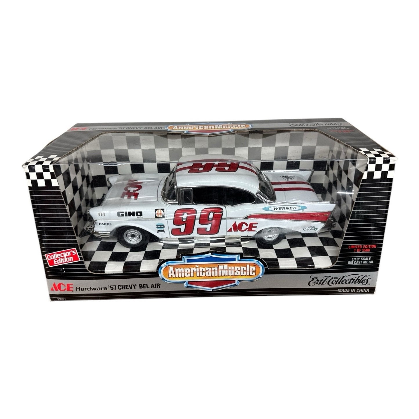 1957 Bel Air Ace Hardware Racing Chevrolet Ertl American Muscle 1/18