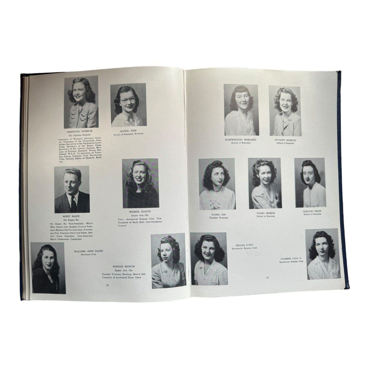 1946 Shadow Rider College Rider University Trenton New Jersey Yearbook