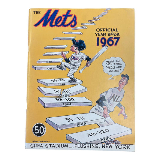 1967 New York Mets Baseball Official Year Book First Edition