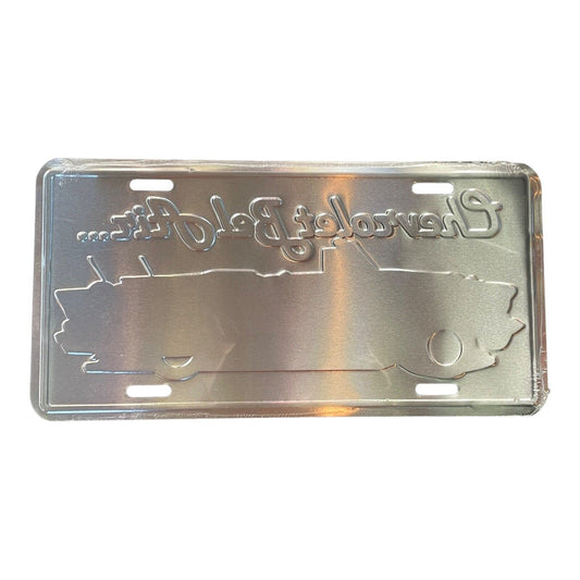 1957 Chevrolet Bel Air Booster Dealership License Plate 57 Chevy Convertible