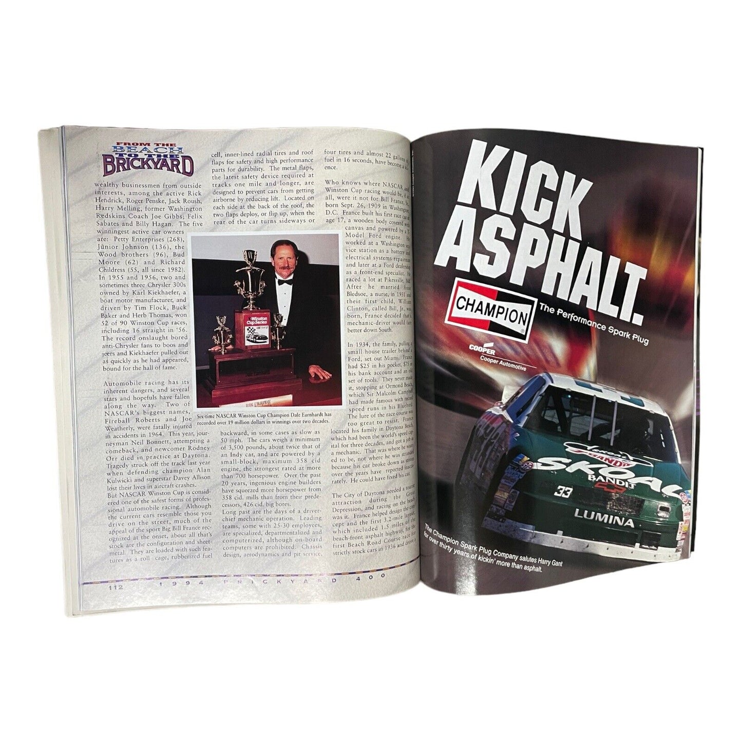 1994 Brickyard 400 Official Program Inaugural Race Indy NASCAR