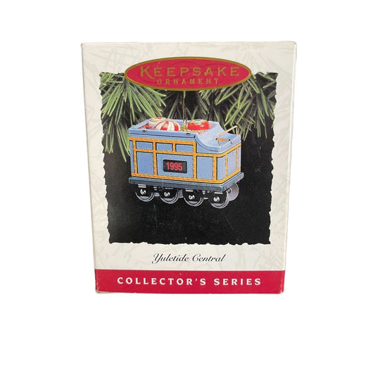 1995 Hallmark Keepsake Christmas Ornament Yuletide Central Collector’s Series