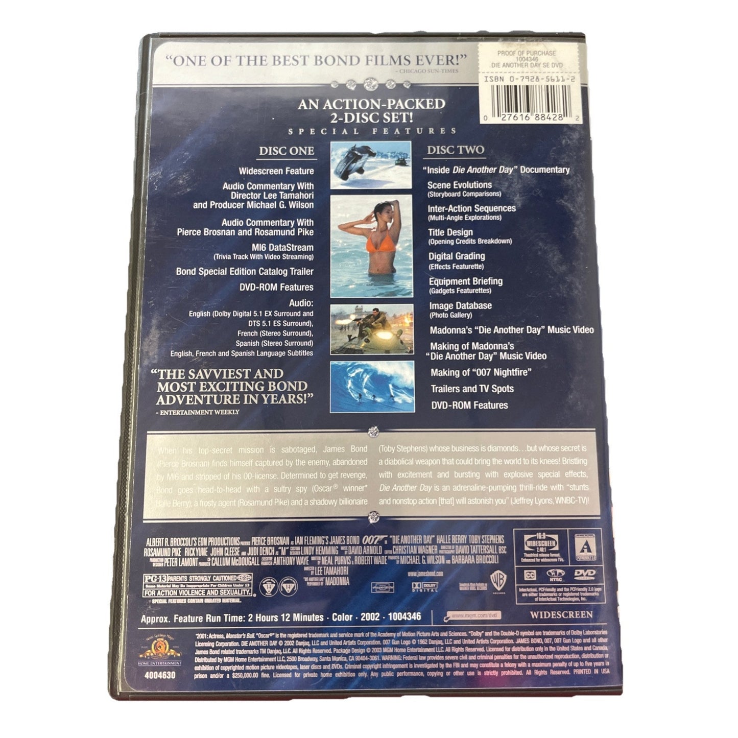 007 Die Another Day 2 Disc Special Edition Widescreen DVD