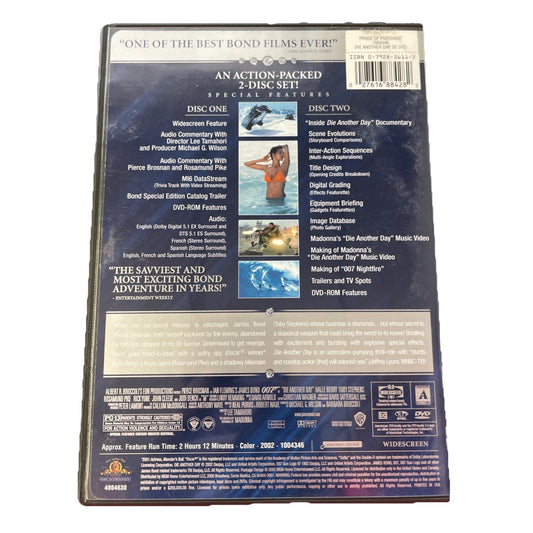 007 Die Another Day 2 Disc Special Edition Widescreen DVD