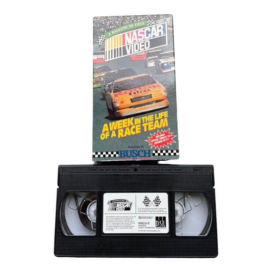 1992 NASCAR Video Magazine VHS Week In The Life Of A Race Team Richard Petty